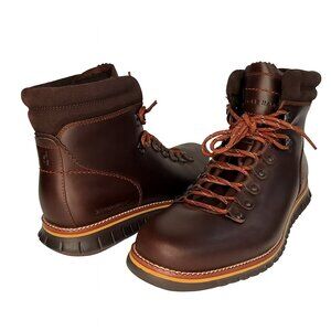 NEW Cole Haan ZerøGrand Waterproof Hiker Boots – Brown Leather | Men’s 10.5